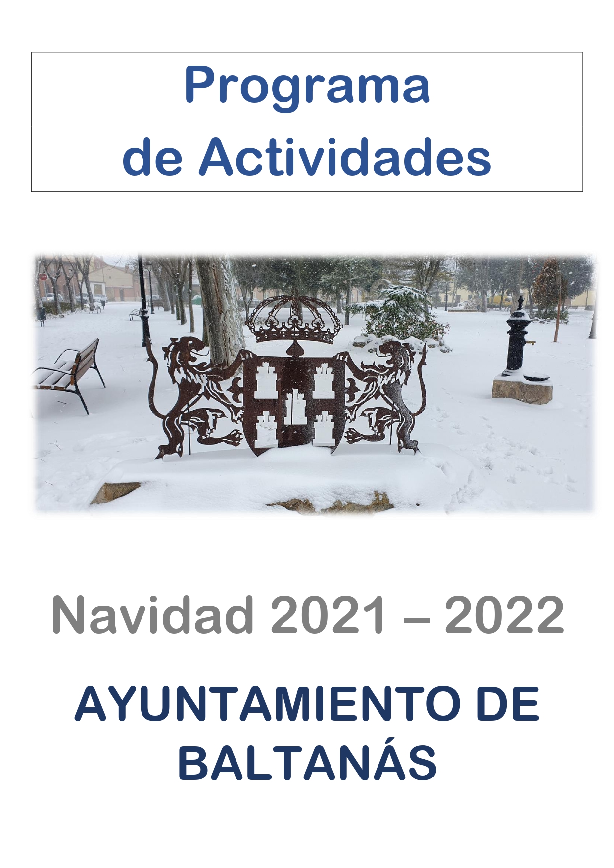 PROGRAMA ACTIVIDADES NAVIDAD 2021-2022