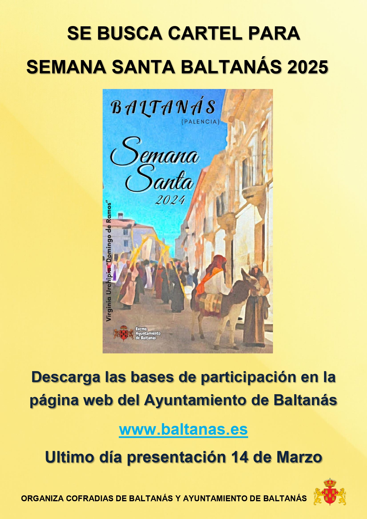 BASES DEL X CONCURSO DE CARTEL PARA LA SEMANA SANTA BALTANASIEGA 2025