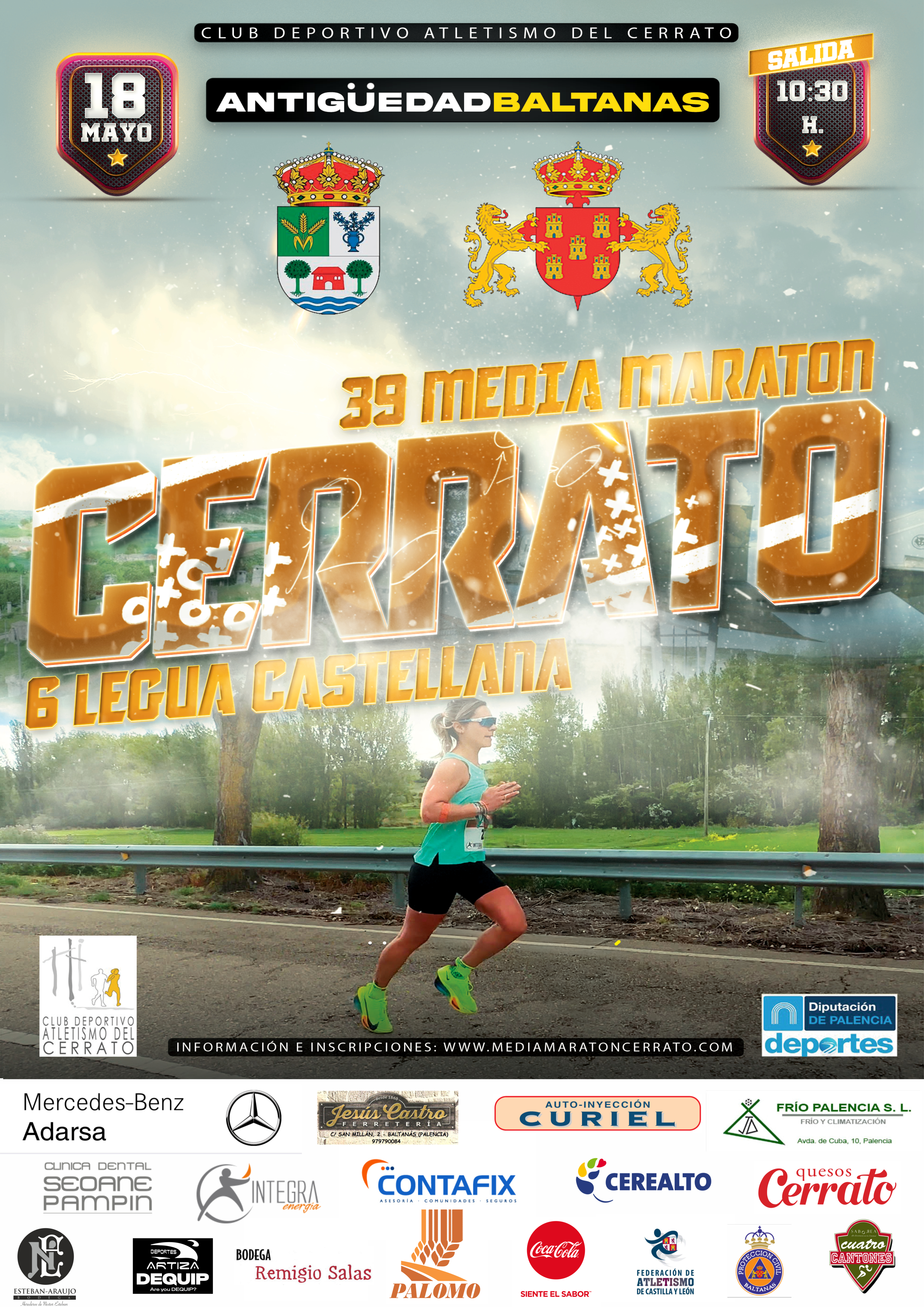 Inscripciones 39 Media Maratón del Cerrato y 6º Legua del Cerrato